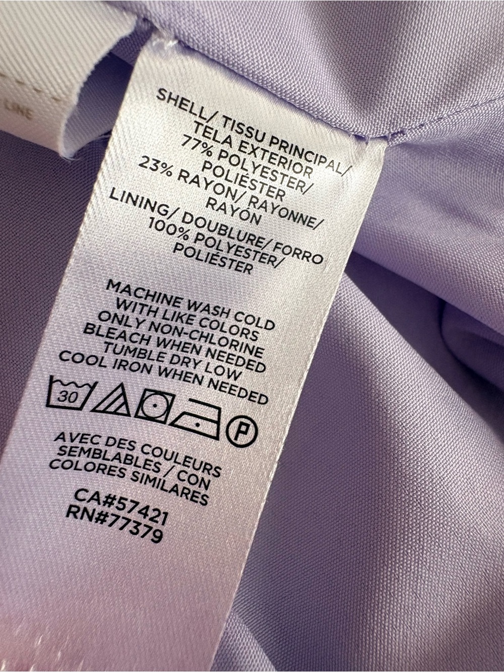 Ann Taylor Purple Tweed Skirt Suit Size XS/S - Picture 9 of 15